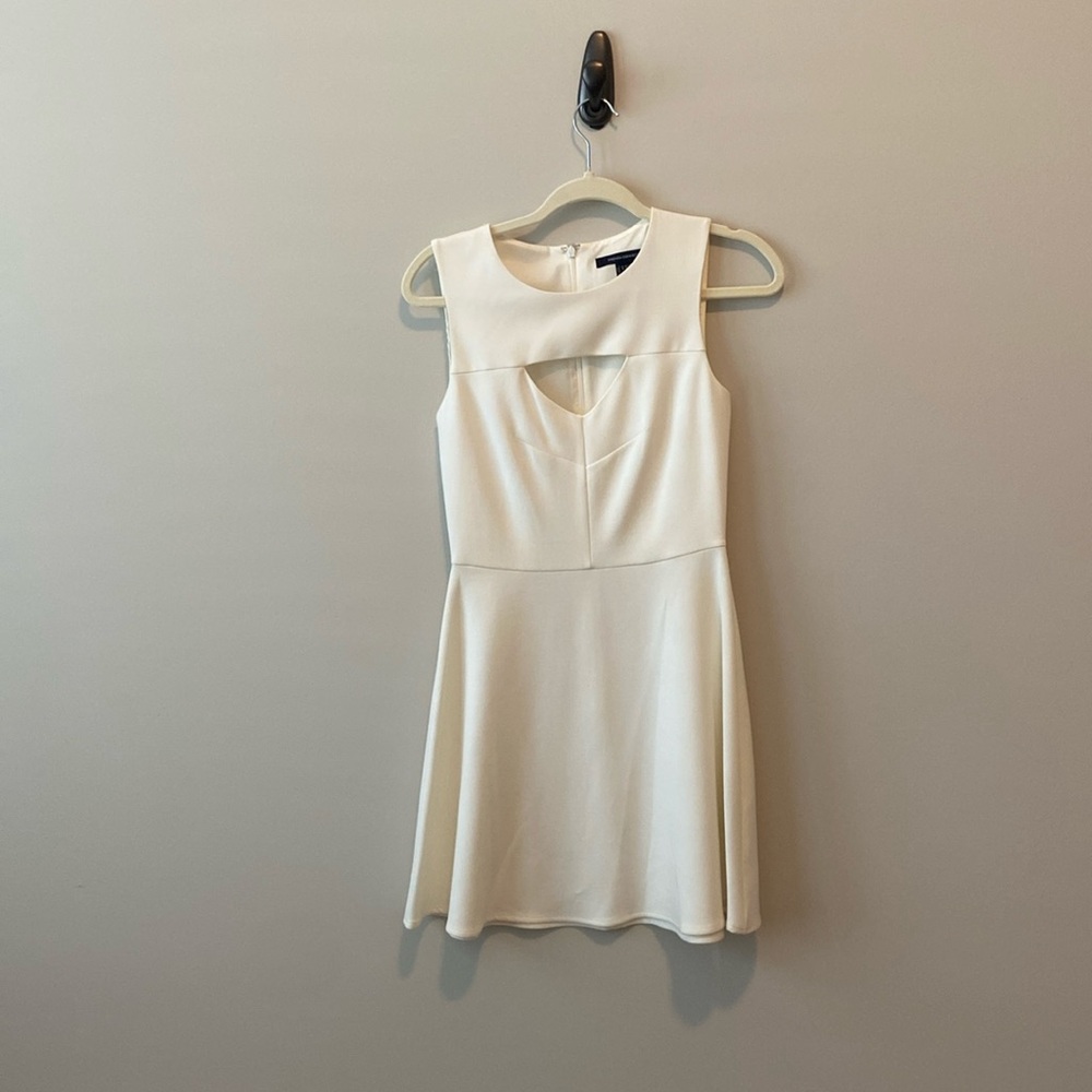 White French connection, cut out, fit and flare dress